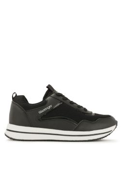 Slazenger ZENZI Sneaker Kadın Ayakkabı Siyah / Beyaz